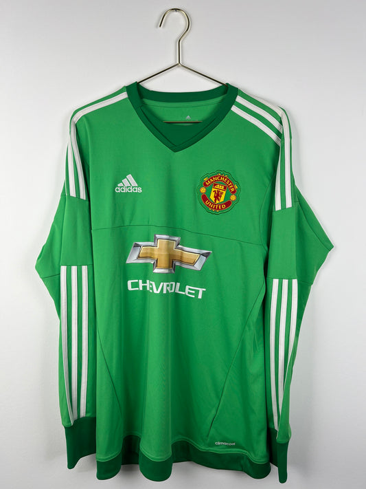 Manchester United 2015/16, Torwarttrikot langarm, #1 David De Gea, S